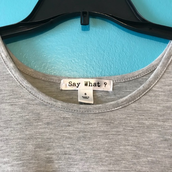 Gray T-Shirt Dress - Picture 4 of 4